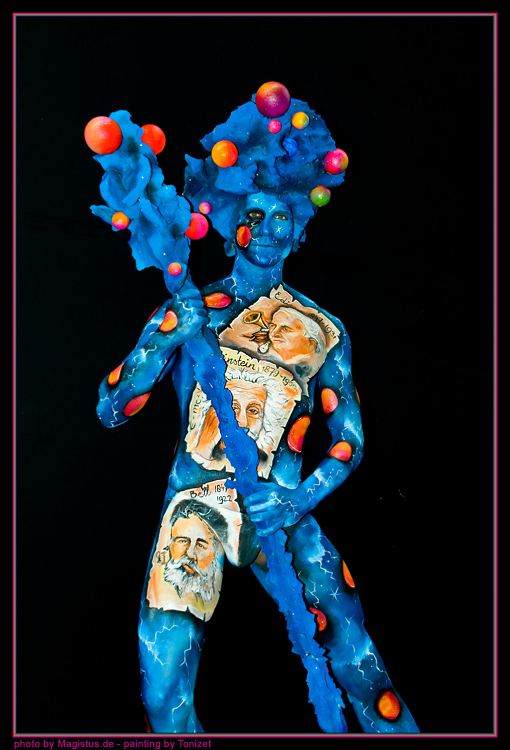 Bodypainting - photo by Marcus Locher - painting by Tonizet