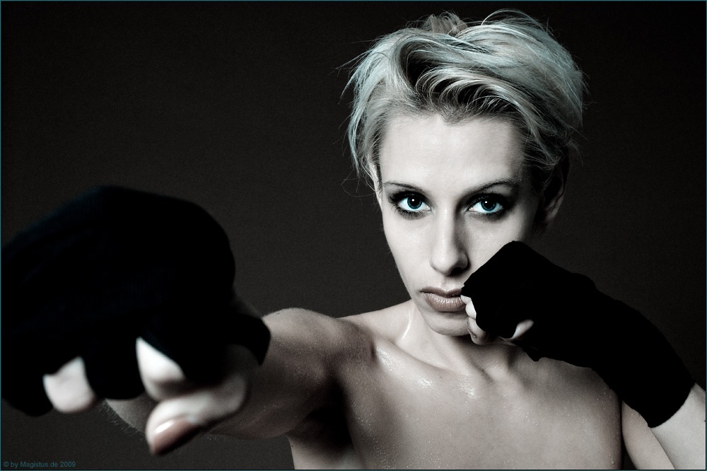 Free Fight - Close-Up Portrait