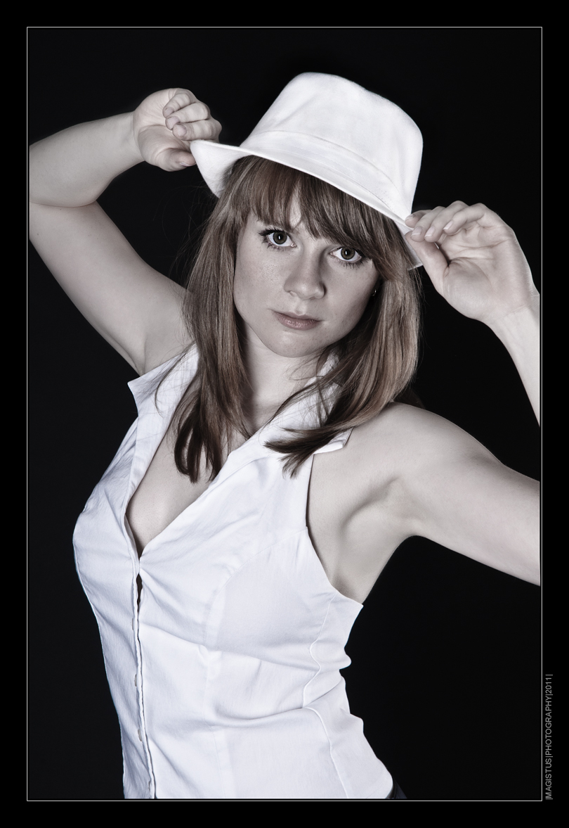 White Hat - Portrait © by Magistus