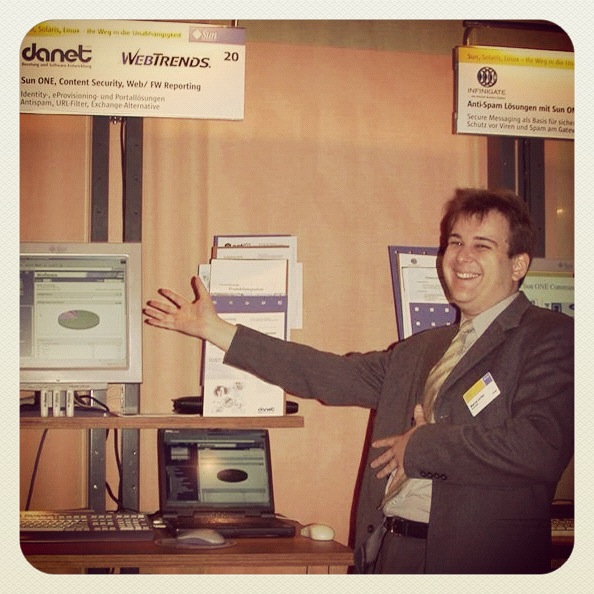 Me at Cebit 2003