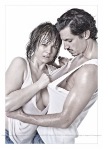 Rough Love - Hot Boy-Girl Shooting with femal model wearing a wet and half ripped of shirt fighting with her lover. - © by Magistus