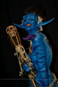 Maskerade 2010 - Bodypainting SFX - Model Mieke - Painting: Phoenix Bodyart