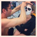 Making-Of Facepainting "The Skull" - via Instagram App