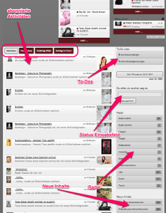 Aktivitätsbereich Startseite - MK V4