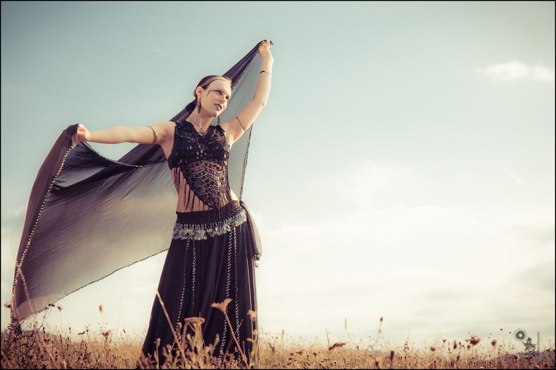 Summer Dancer  - Outdoor Gothic Dancer with beautiful model posing in the sunlight. - © by Magistus