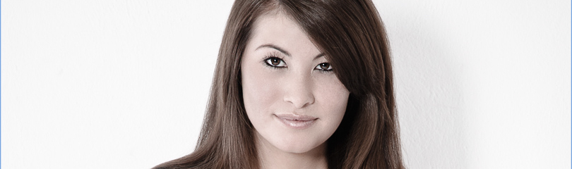 Jeans Beauty - Fashion Portrait with perfect asian model wearing tight jeans and sexy black bustier - © by Magistus