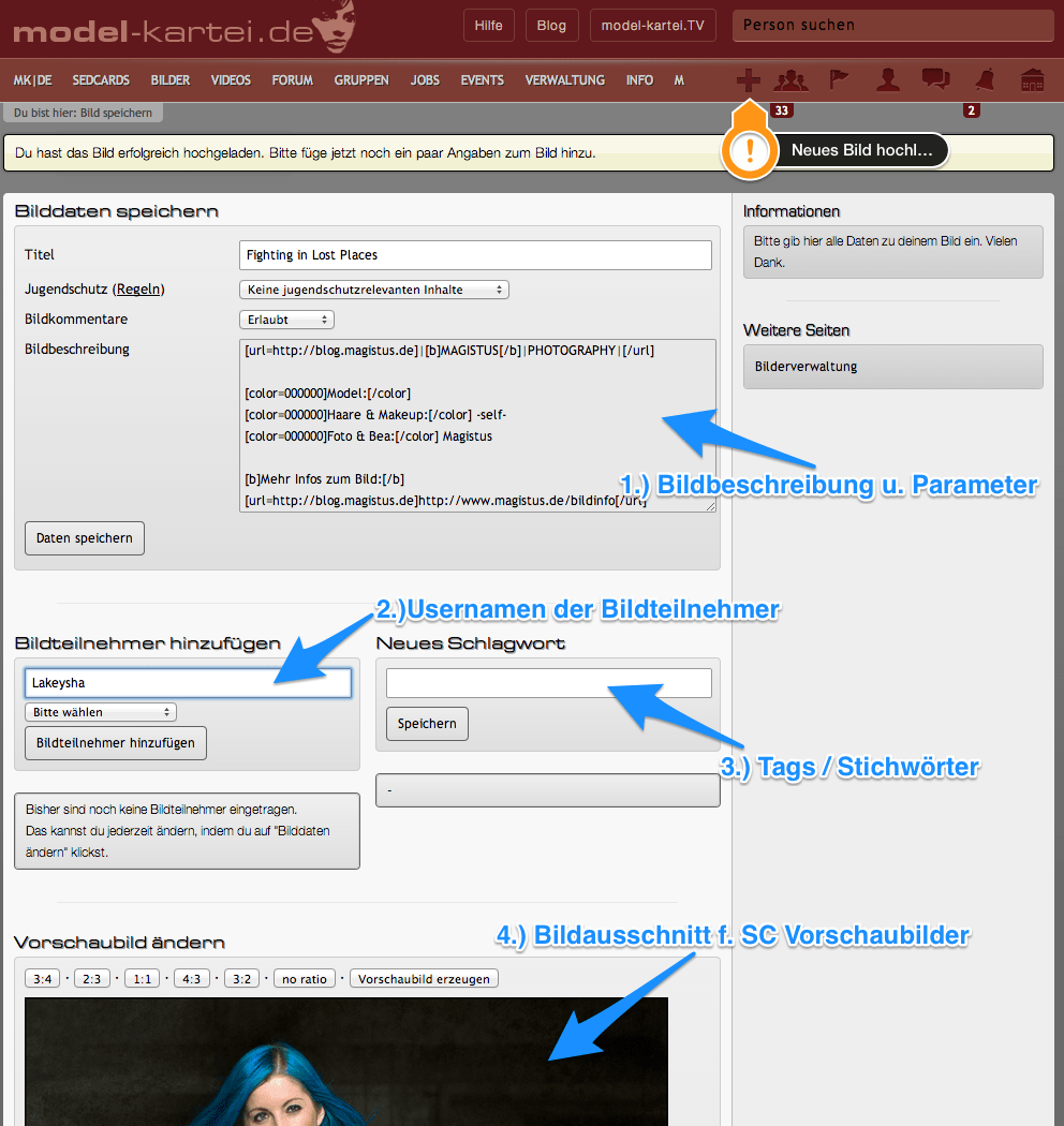 Model-Kartei.de Tutorial Part III - Übersicht