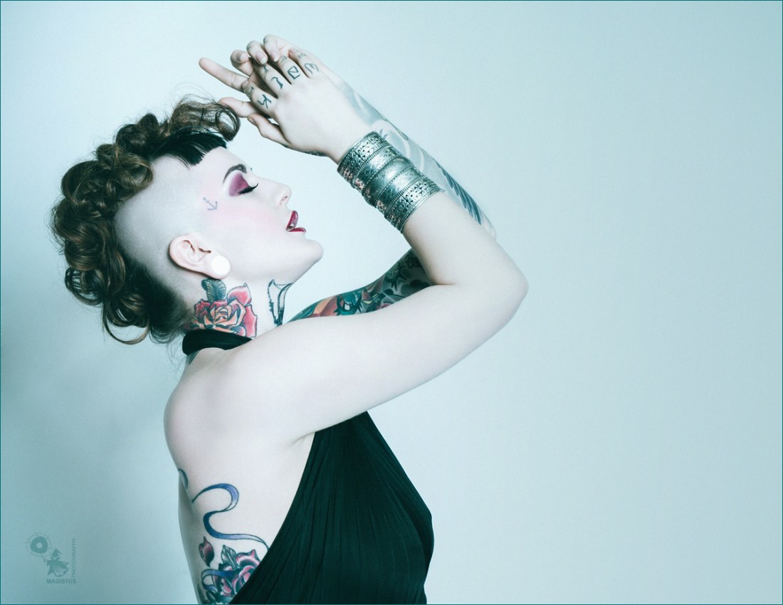 Beauty N Tattoos - Beauty Portrait with Tattoo Model - © by Magistus