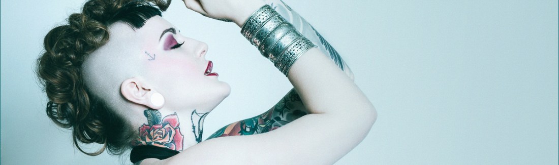 Beauty N Tattoos - Beauty Portrait with Tattoo Model - © by Magistus