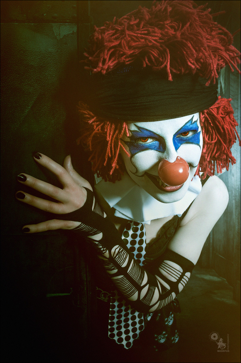 Evil Clown - Horror Composing with an evil clown - © by Magistus