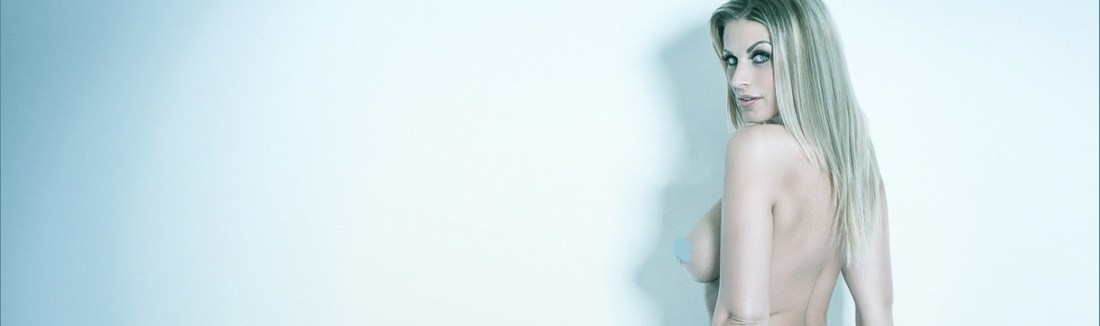 Sexy Jeans - Erotic Jeans Portrait with fantastic blonde model posing half naked and topless in tight jeans - © by Magistus