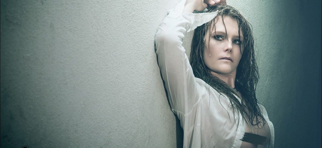 Raw Wet Girl - Erotic Nude Photoshoot with sexy topless girl with a wet shirt covering her half naked body barely - © by Magistus