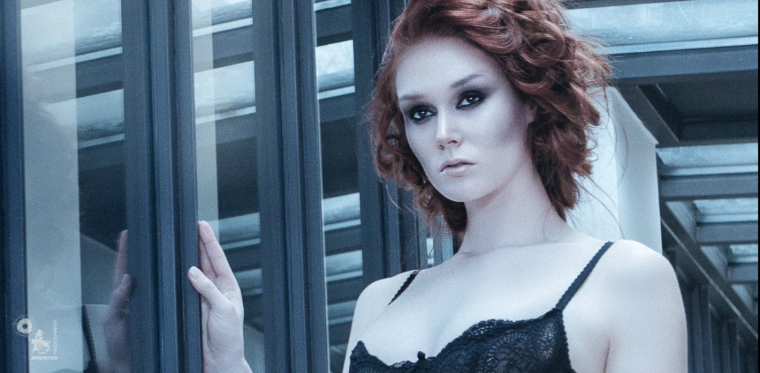 Black Lingerie Fashion - Lingerie OnLocation Photoshoot with fantastic model - © by Magistus