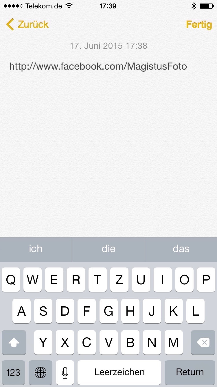 Adresse erscheint statt Kürzel