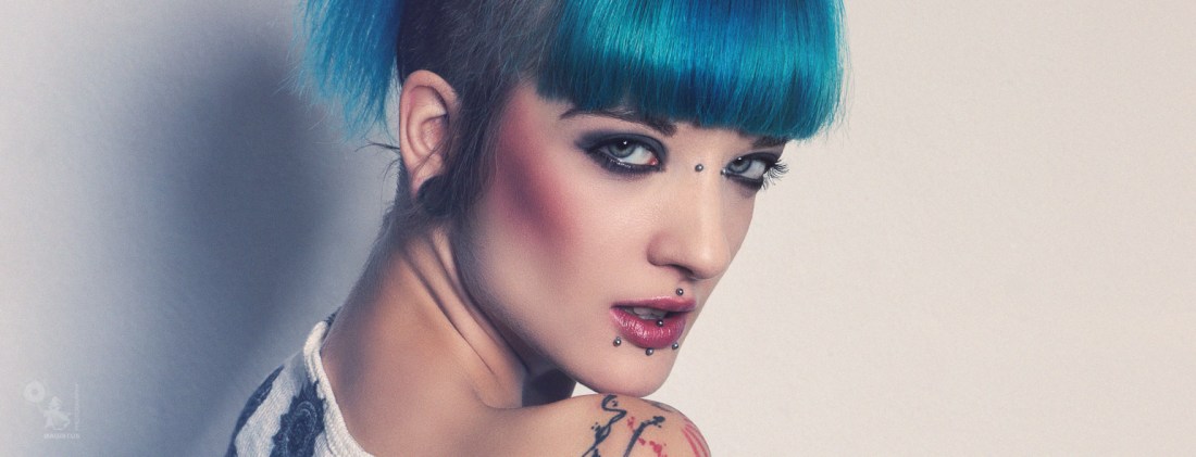 Beauty Princess - Super beautiful Closeup portrait with punk model - © by Magistus