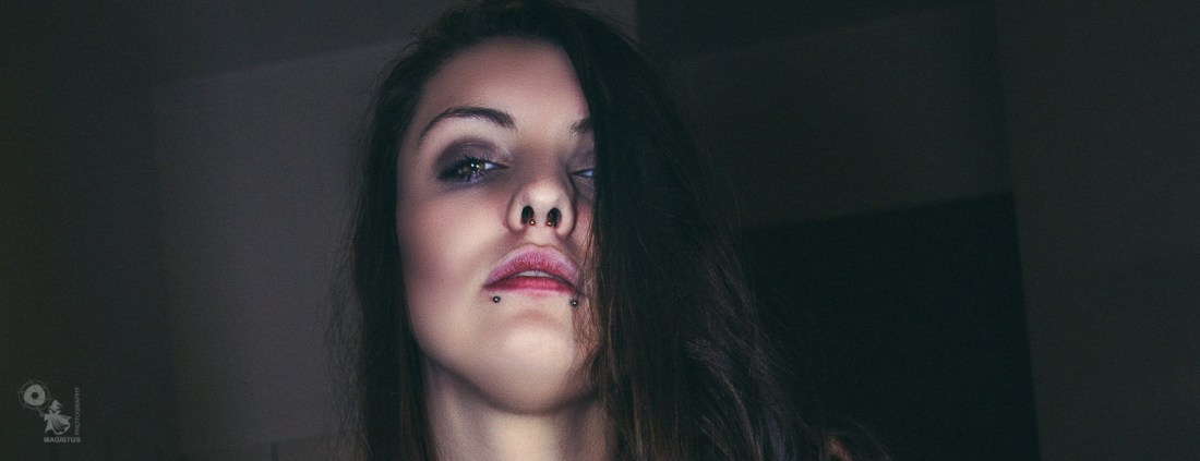 Raw Sexy Nude - Mega erotic nude portrait with fantastic model wearing a sexy transparend bikini showing her beautiful naked boobs. - © by Magistus