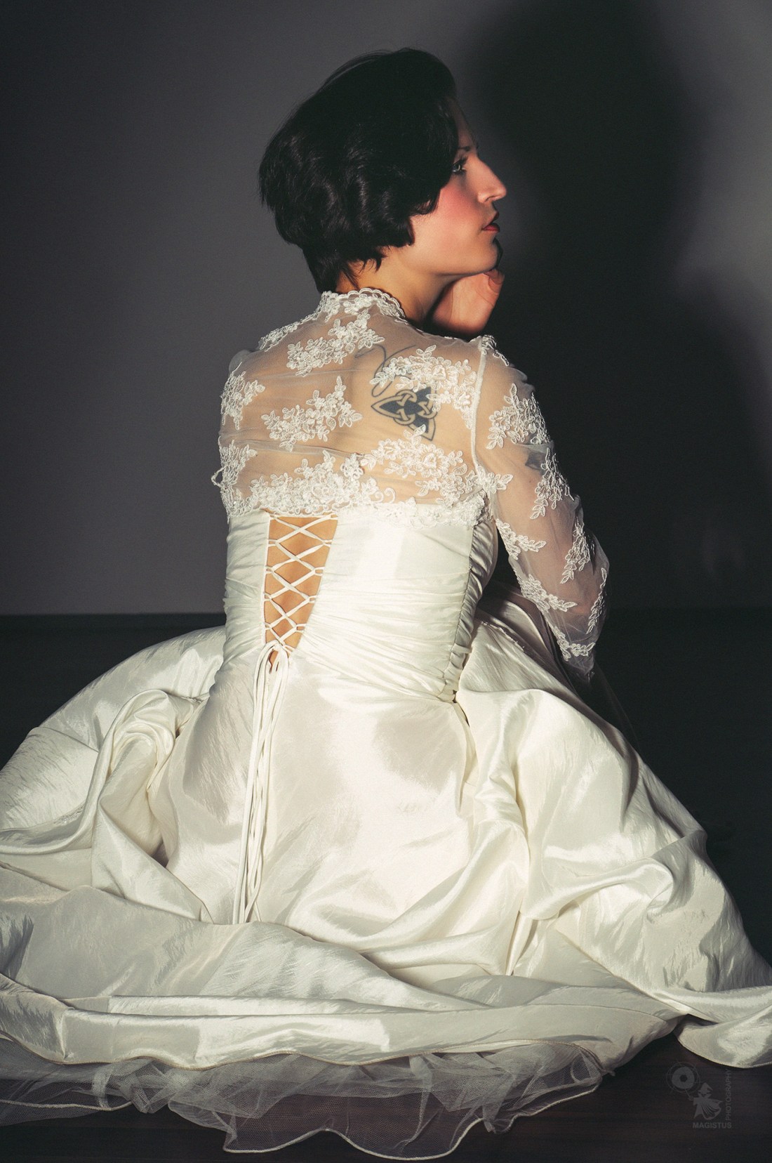 The Bride - Beautiful Bride posing in her wonderful weddingdress - © by Magistus