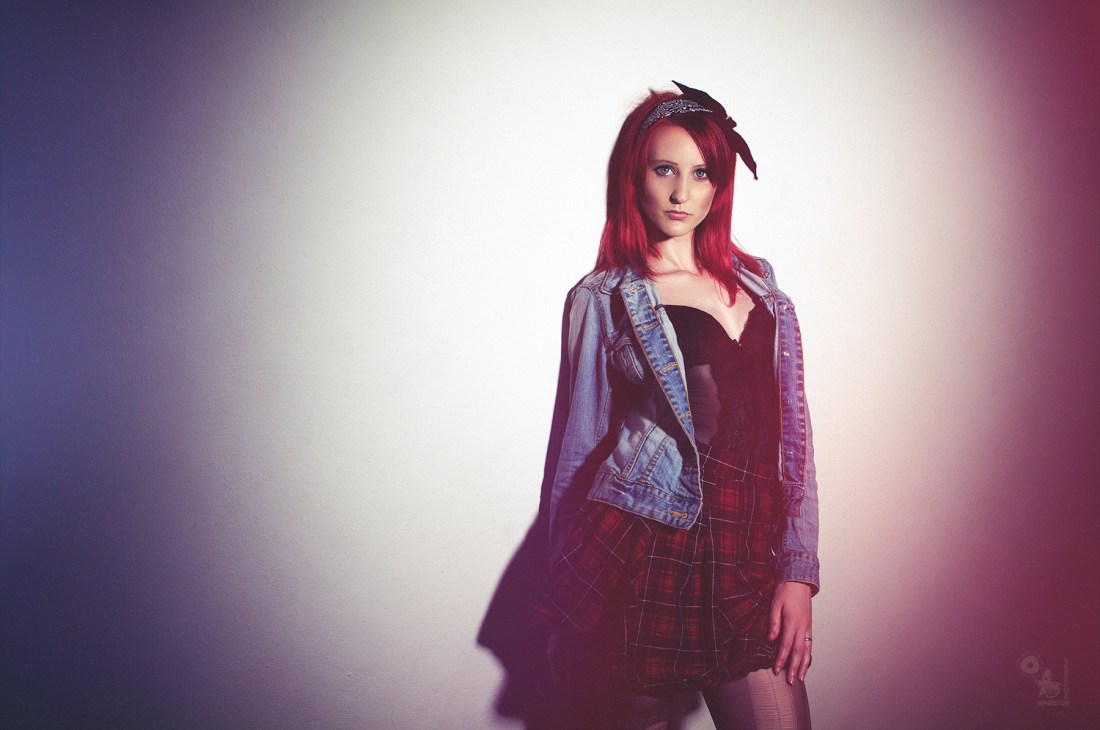 Girly - super sexy girl posing in the spotlight - © by Magistus