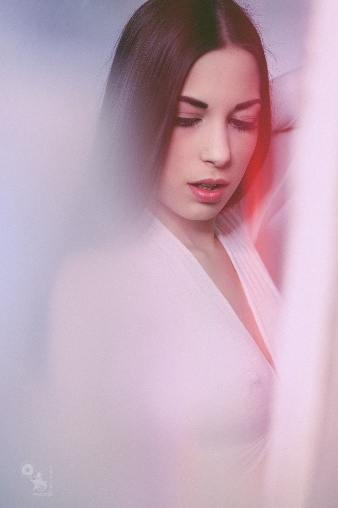 Beauties Window - super beautiful girl posing in a window - © by Magistus