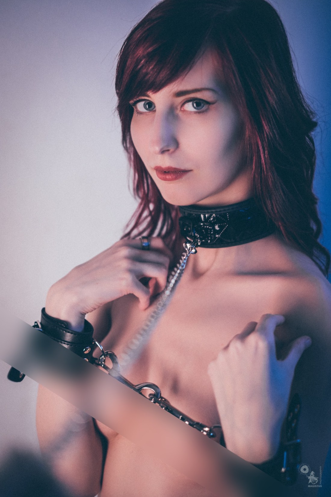 Censored Nude Art Fetish - Chains